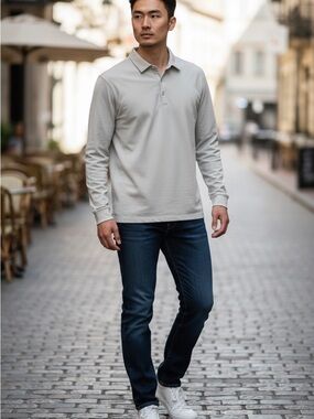 lululemon athletica Long-Sleeve Polo - Cream